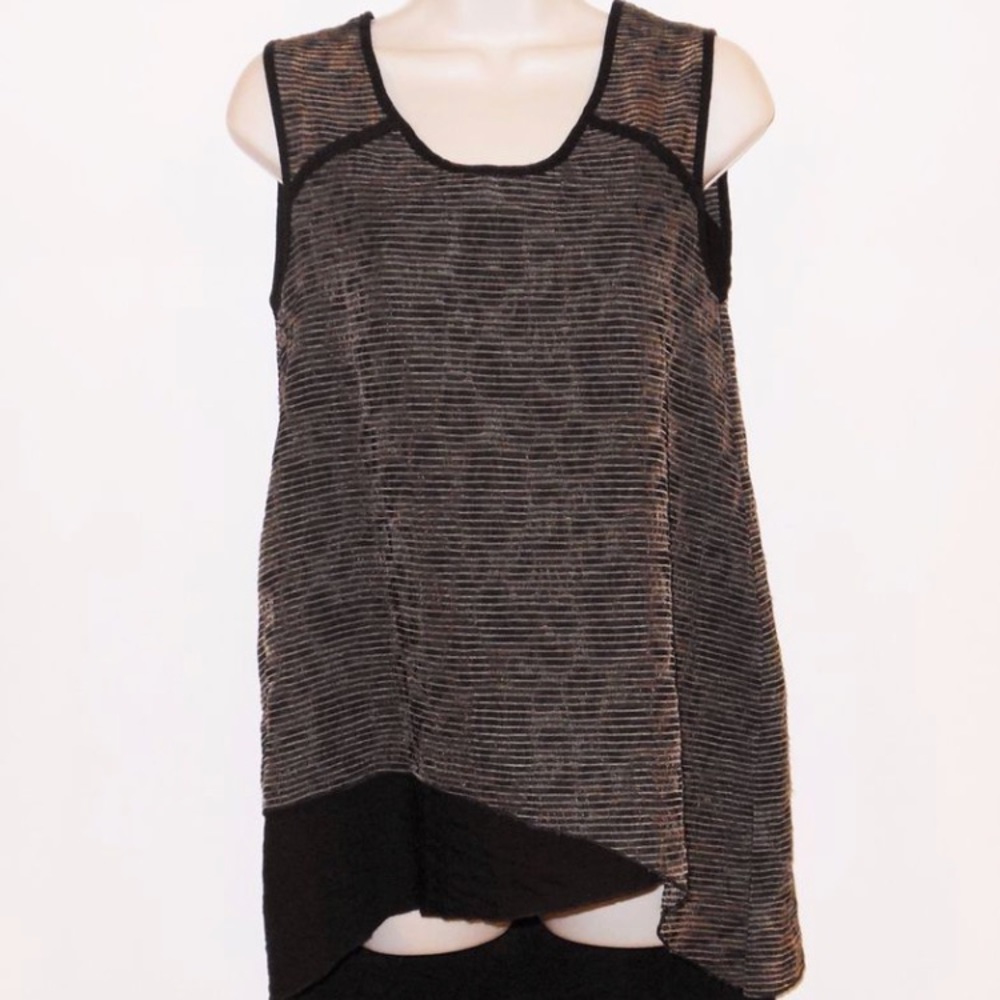 Habitat sleeveless asymmetrical hem top (XL)